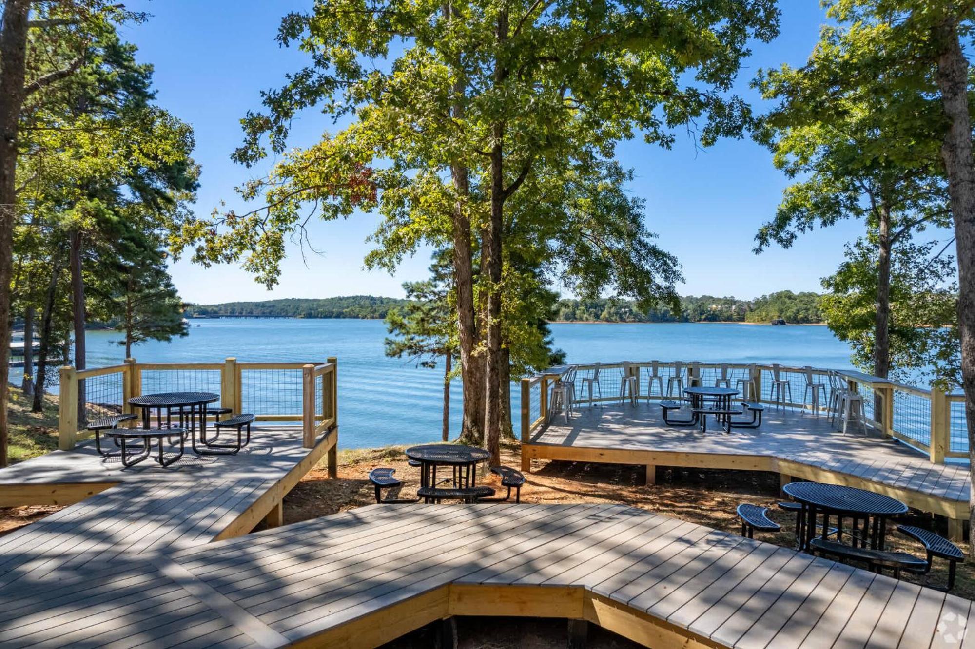 Dockside On Lake Hartwell Near Death Valley Clemson Kültér fotó